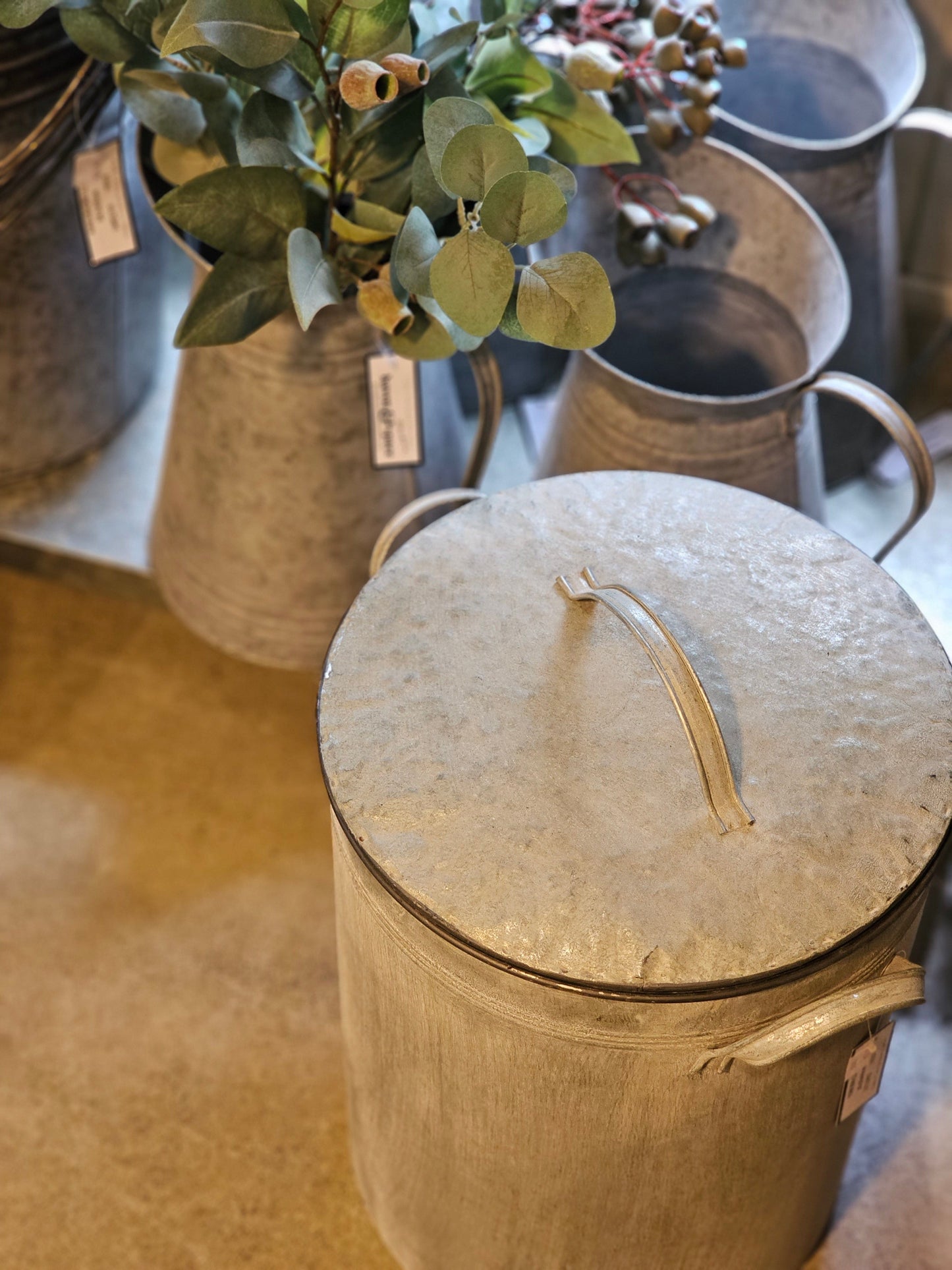 Haven & Space Berry GAL/TINWARE York Bin