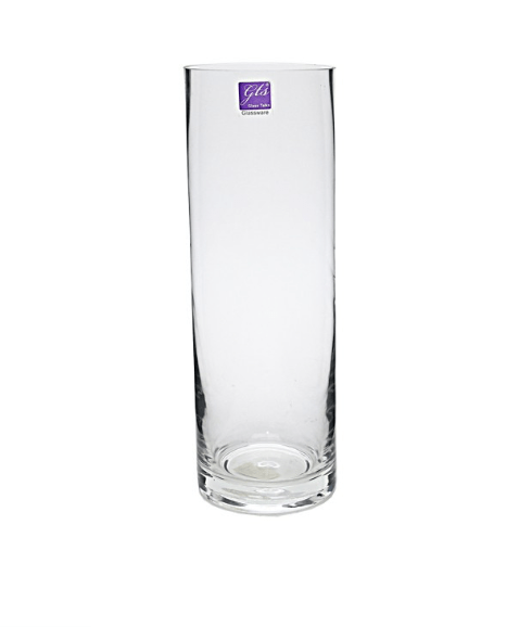 Haven & Space Berry GLASSWARE 10x30cm Glass Cylinder Vase