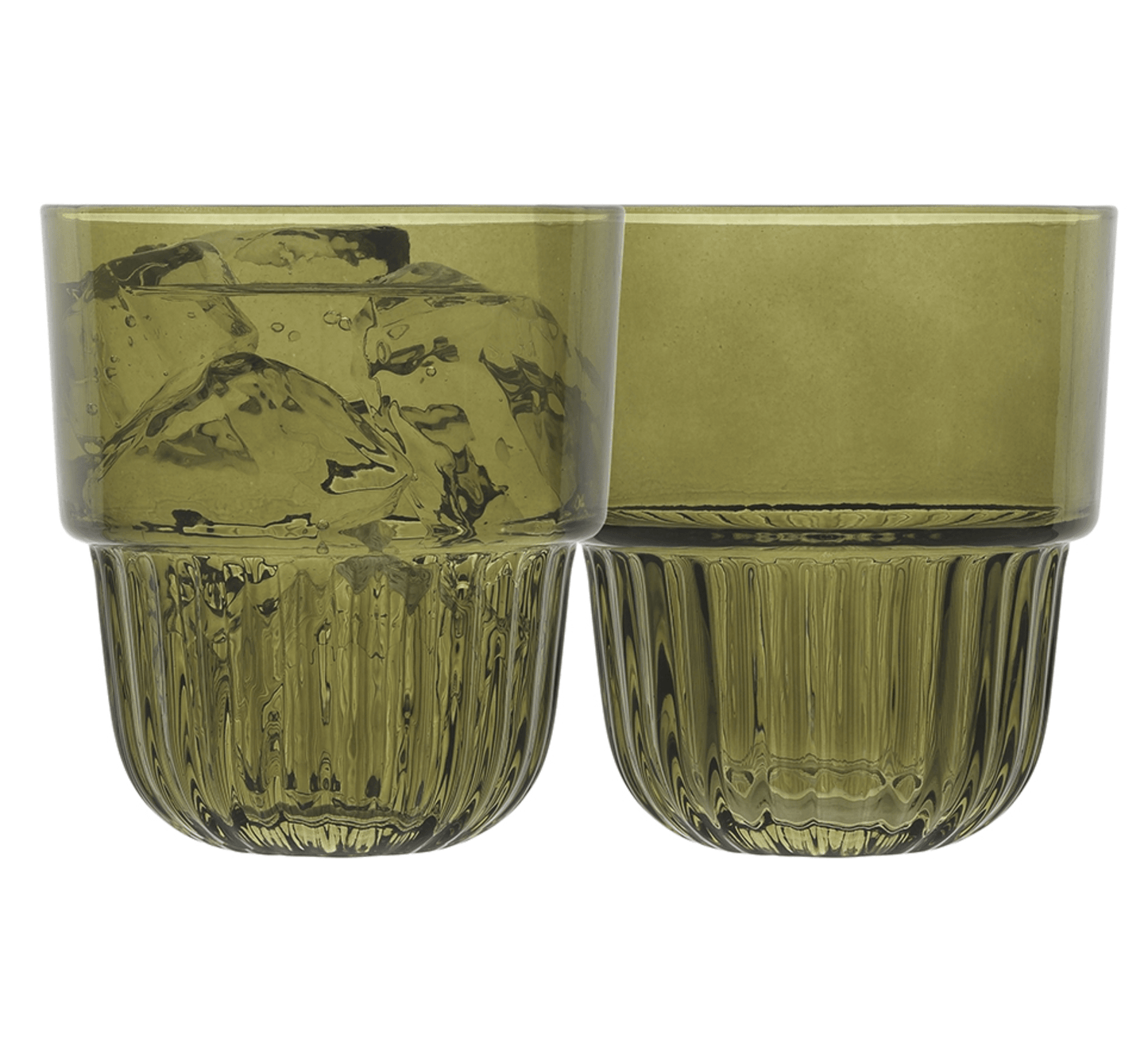 Haven & Space Berry GLASSWARE Callisto Olive S/4 Glassware Range