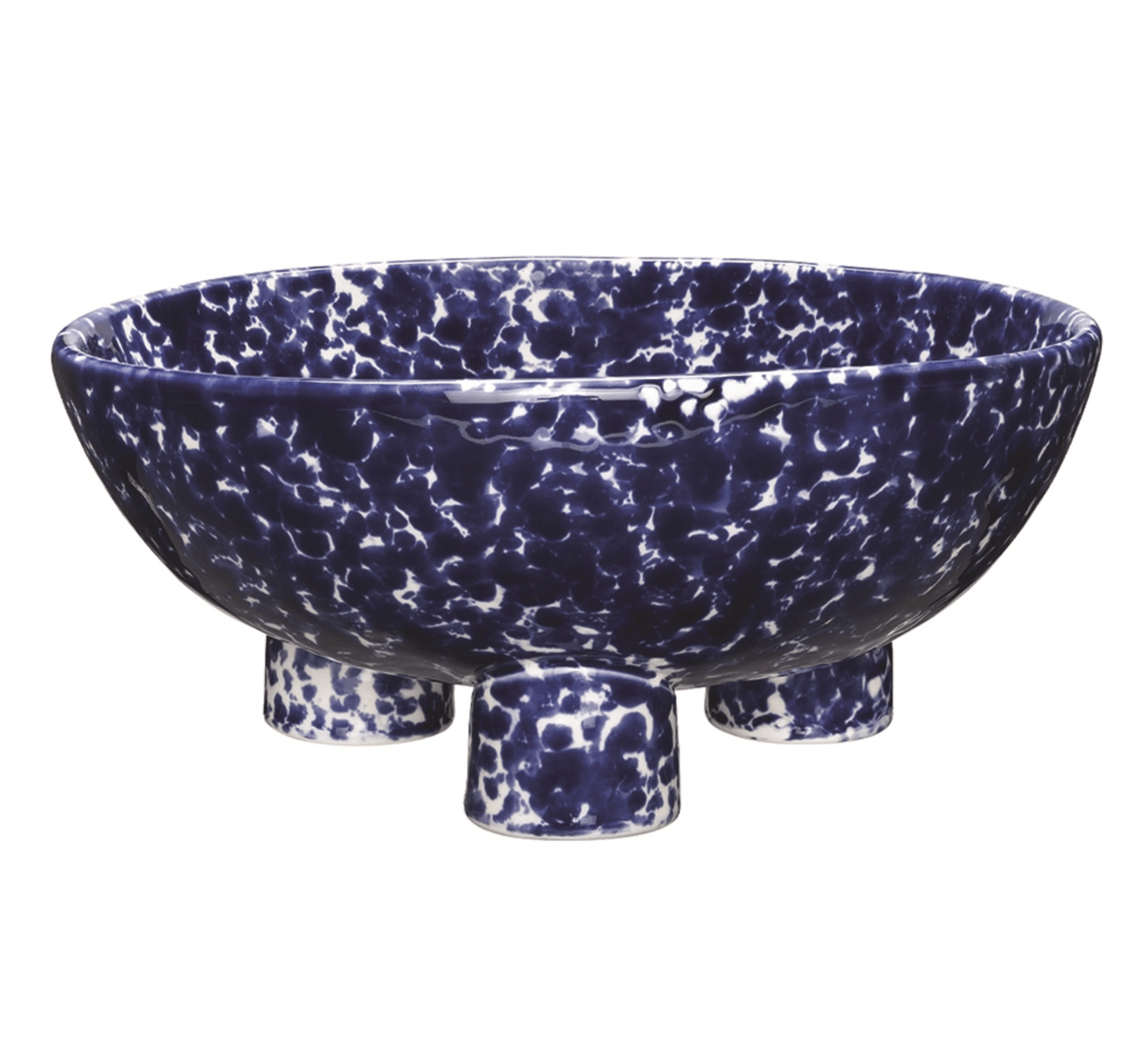 Haven & Space Berry Ink Dapple Footed Bowl