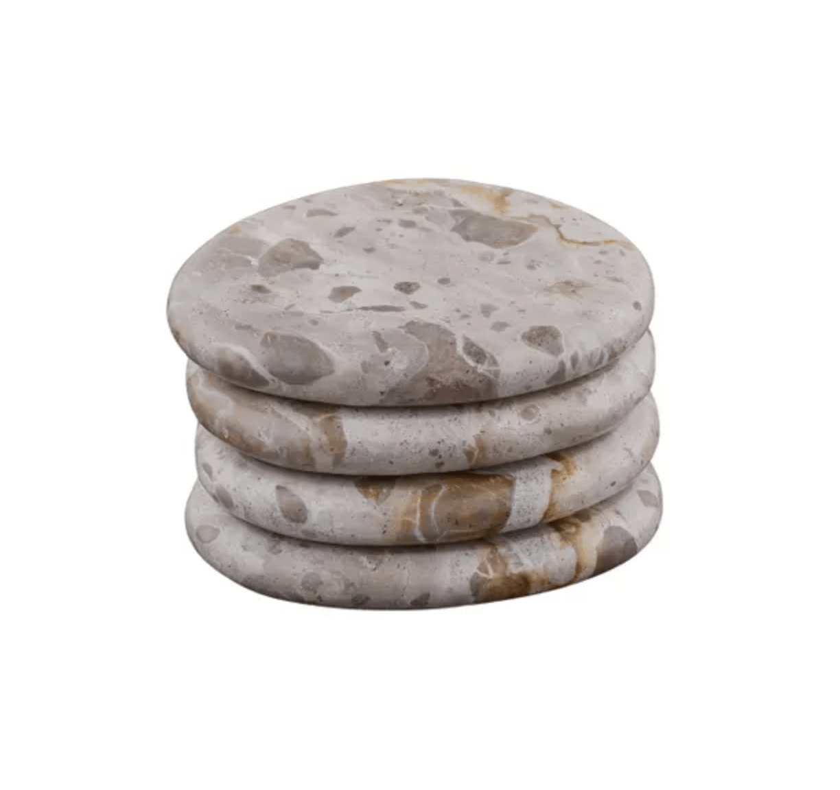 Haven & Space Berry KITCHEN 11cm Xena S/4 Marble Coasters