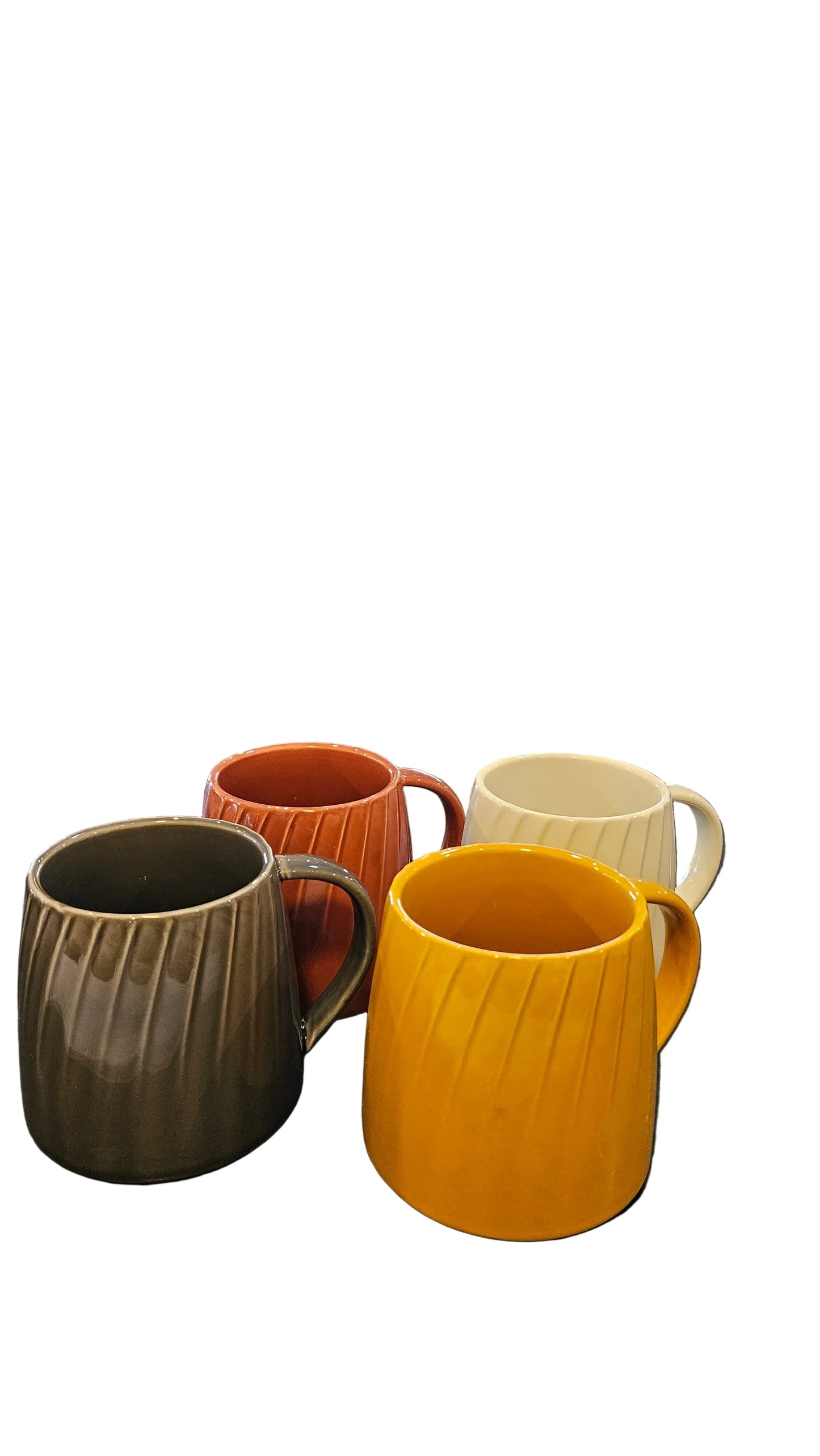 Haven & Space Berry KITCHEN 450ml / Rustic Coffee & Tea mug Set/4