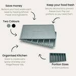 Haven & Space Berry KITCHEN 6 Portion Silicone Freezer Tray | 100ml