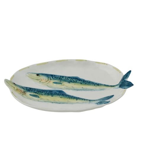 Haven & Space Berry KITCHEN Azur Oval Ceramic Plate