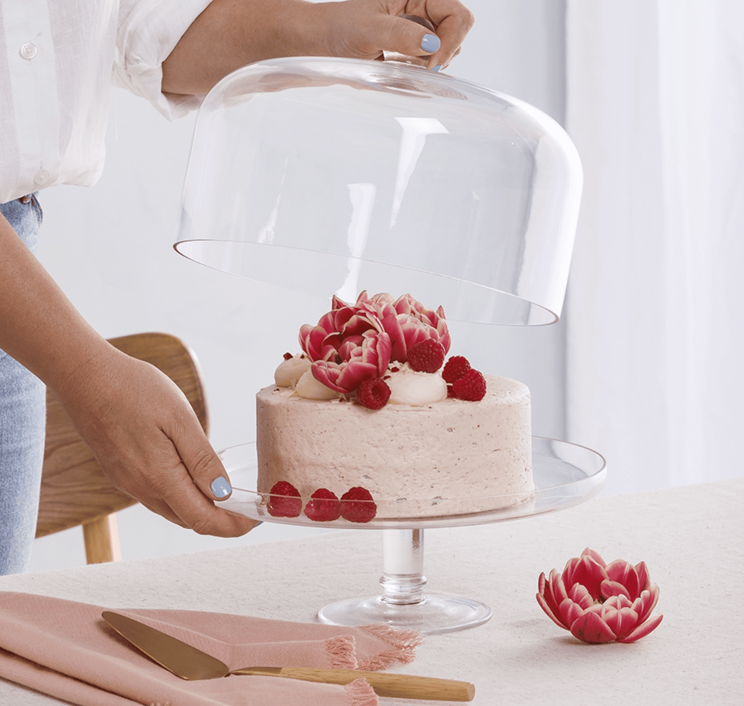 Haven & Space Berry KITCHEN Classic Cake Dome