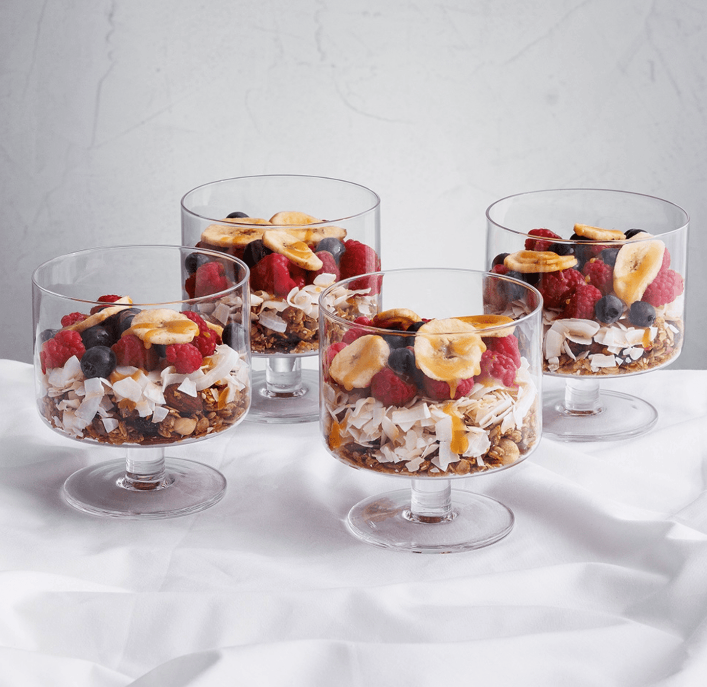 Haven & Space Berry KITCHEN Classic S/4 Trifle Bowl