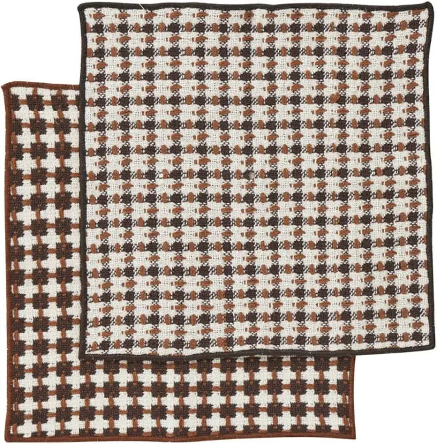 Haven & Space Berry KITCHEN Cocoa Kit S/2 Recycled Cott D/Cloth