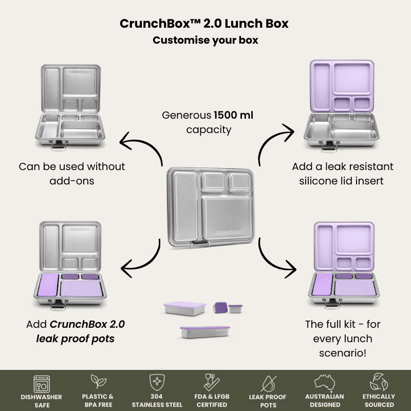 Haven & Space Berry KITCHEN CrunchBox 2.0 Lunch Box