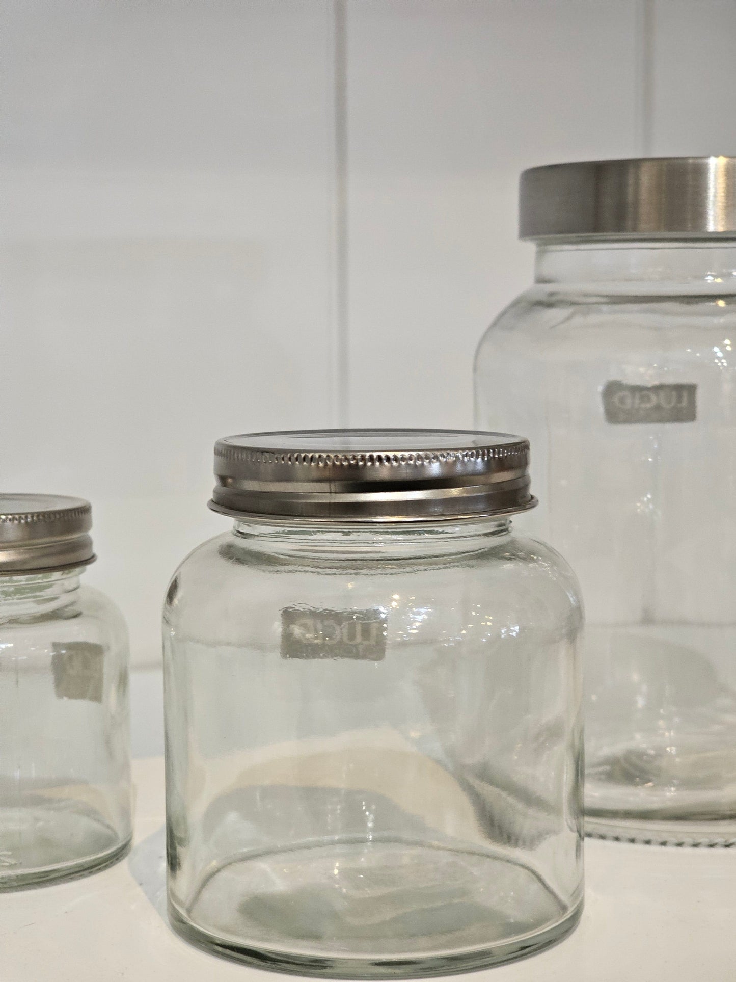 Haven & Space Berry KITCHEN Glass Pantry Jar