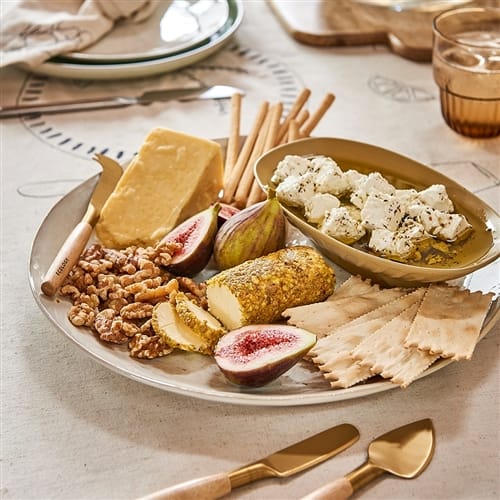 Haven & Space Berry KITCHEN Gold Alto 3pc Cheese Knife Set