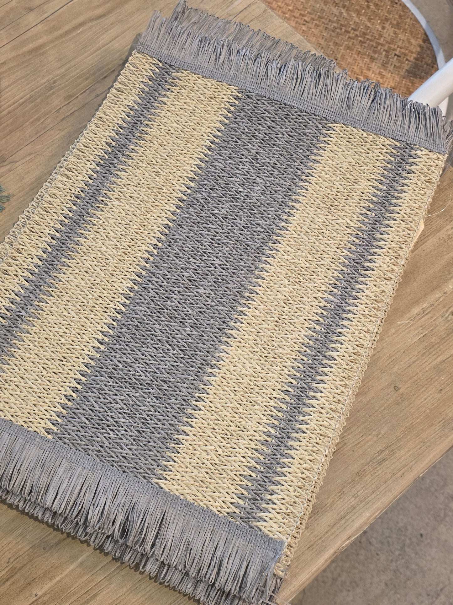 Haven & Space Berry KITCHEN Grey Sunsi Placemat Range