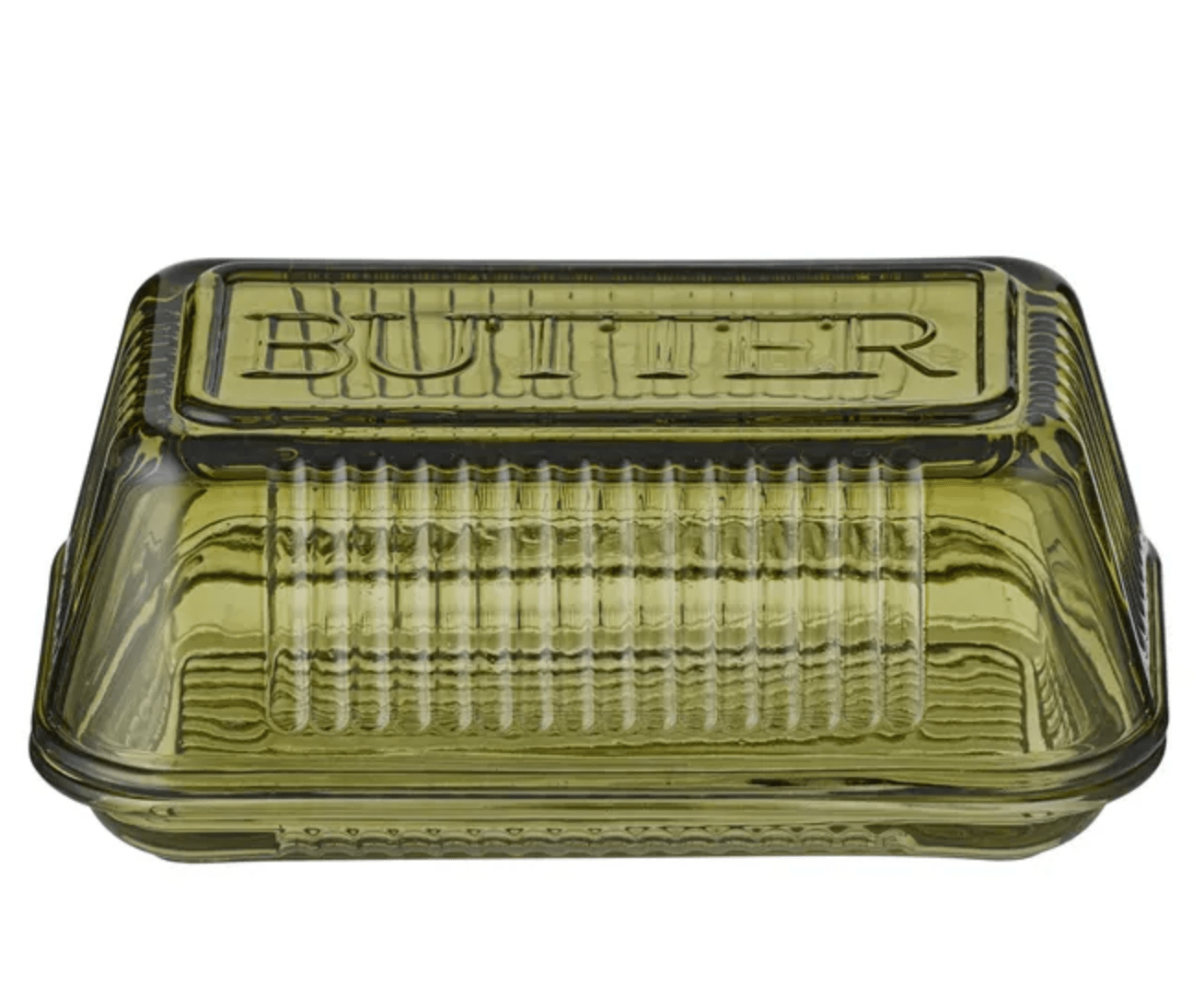 Haven & Space Berry KITCHEN Lia Glass Butter DISH