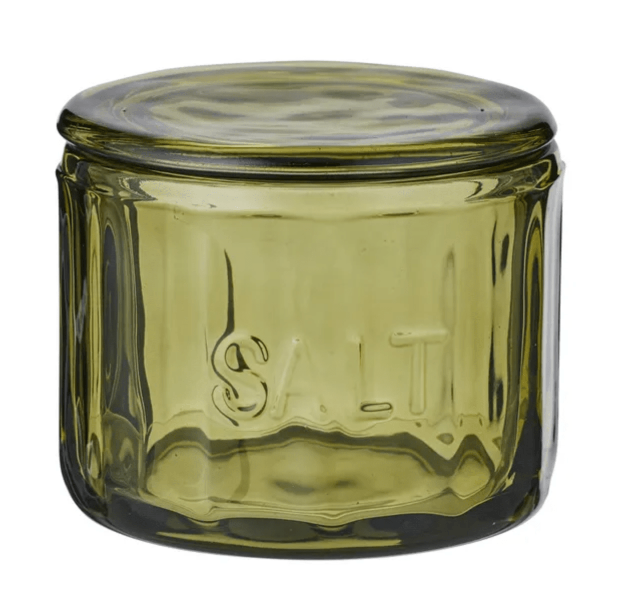 Haven & Space Berry KITCHEN Lia Glass Salt Jar