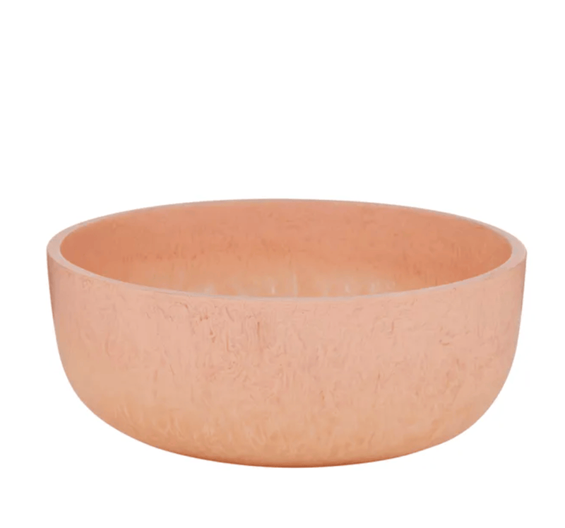 Haven & Space Berry KITCHEN Peach Bellini Kip Resin Salad Bowl