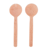 Haven & Space Berry KITCHEN Peach Bellini Kip S/2 Resin Salad Server