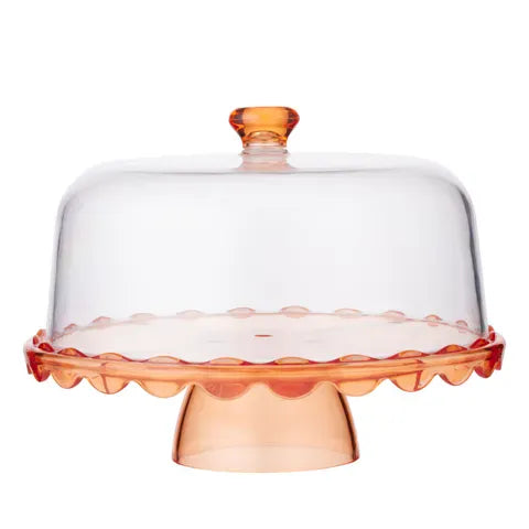 Haven & Space Berry KITCHEN PEACH Cibo Acrylic 2-in-1 Server