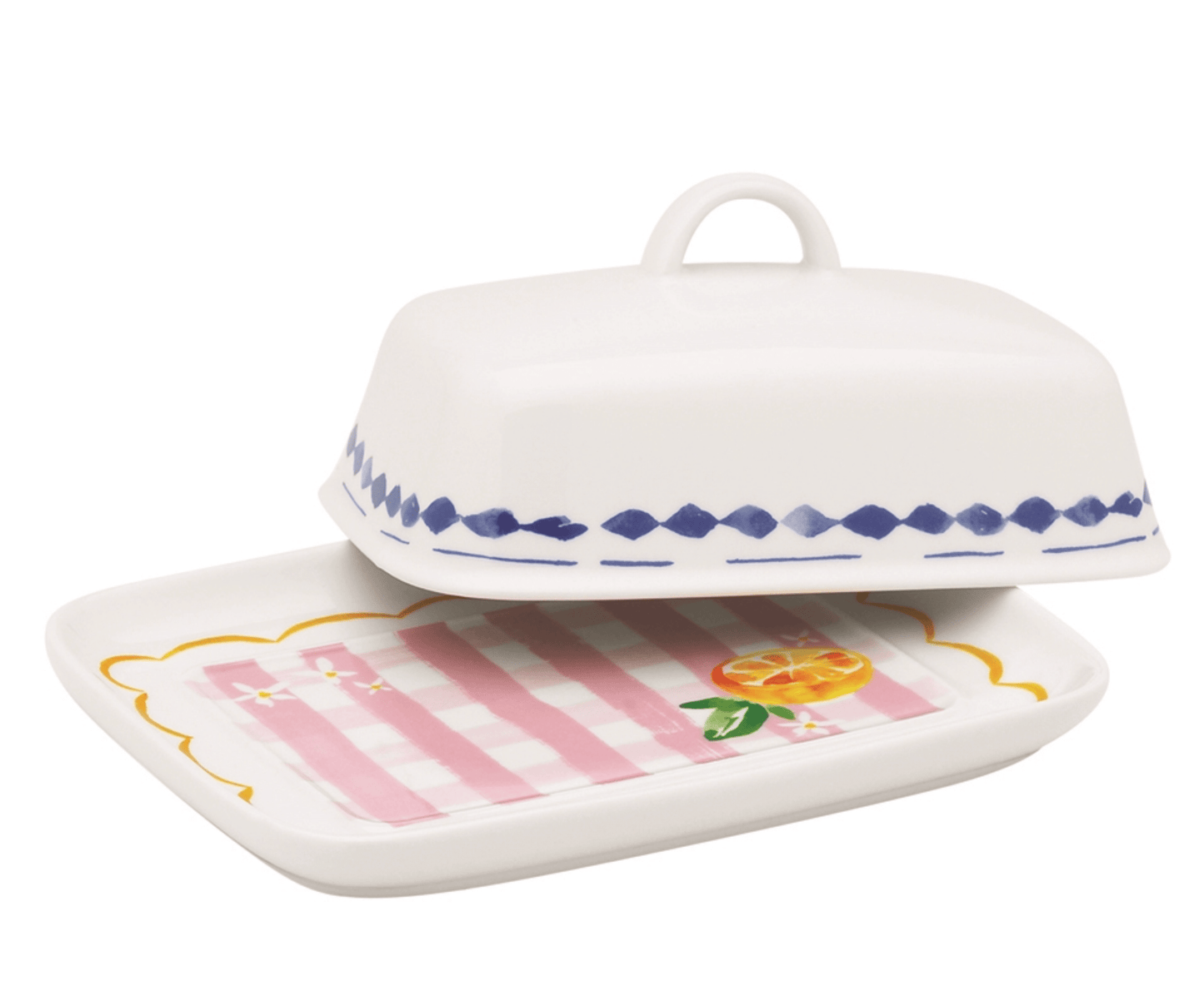 Haven & Space Berry KITCHEN Positano Butter Dish