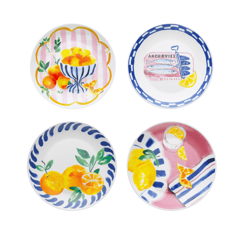 Haven & Space Berry KITCHEN Positano S/4 Side Plate