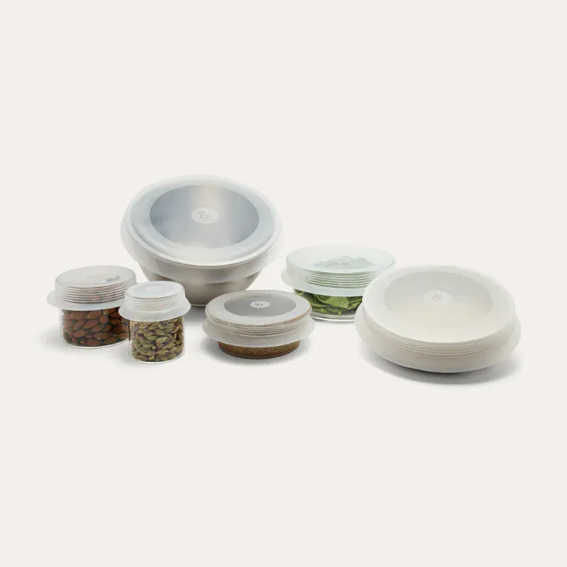 Haven & Space Berry KITCHEN Reusable Silicone Stretch Lids 6PK