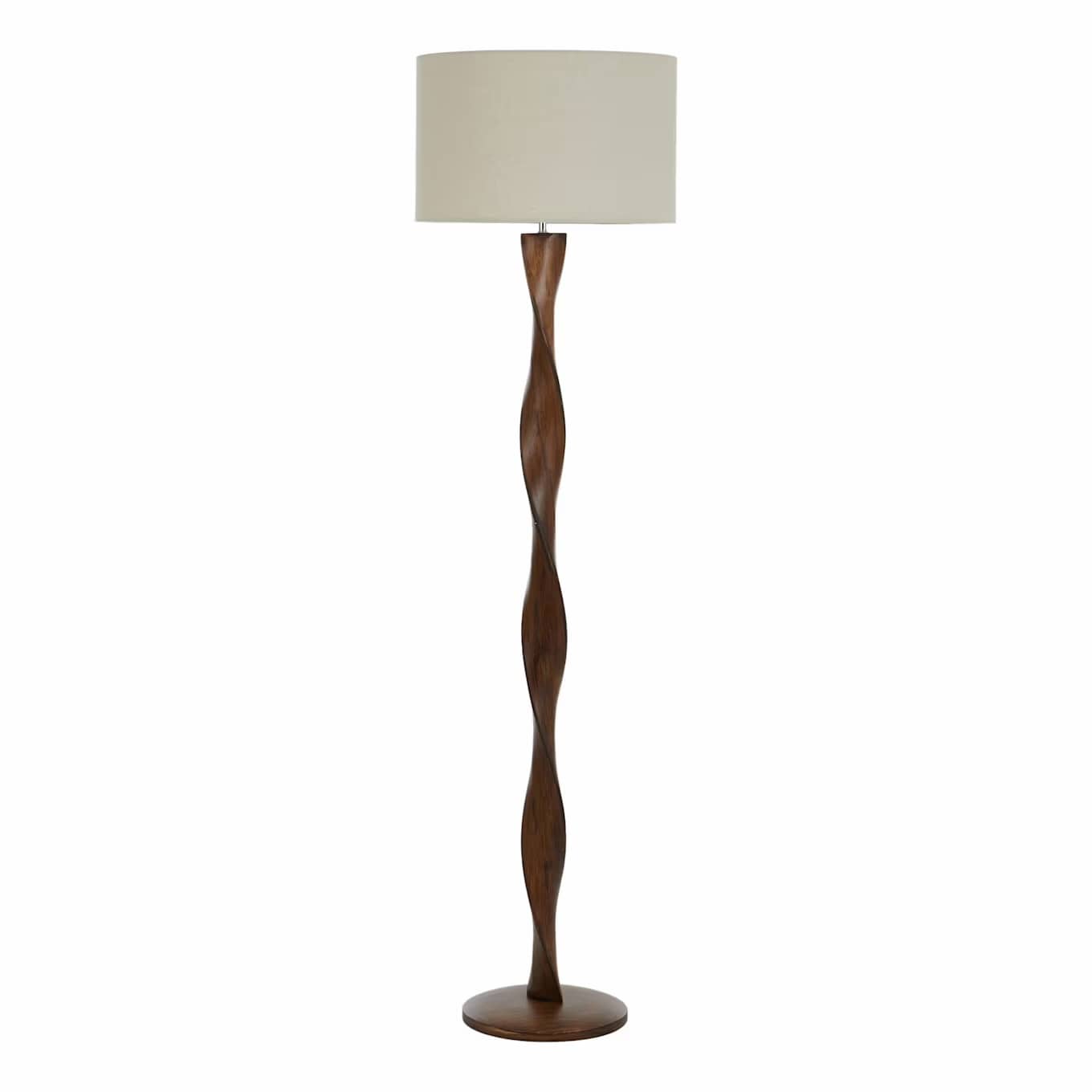 Haven & Space Berry LAMPS 150CM / Walnut Priya Wood Floor Lamp