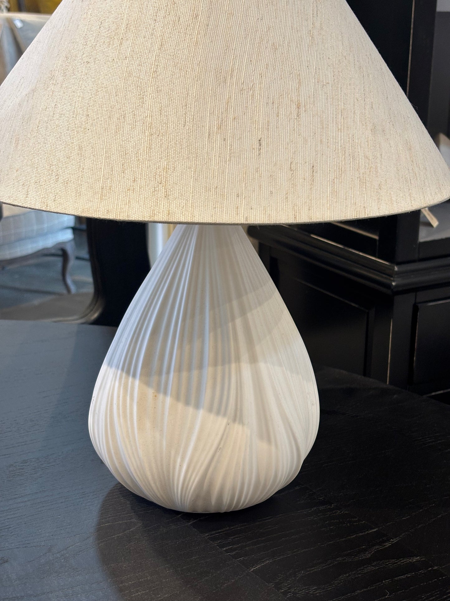 Haven & Space Berry LAMPS 40X45CM Pleat Ceramic Lamp