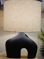 Haven & Space Berry LAMPS 58cm / Black/Natural Nala Table Lamp