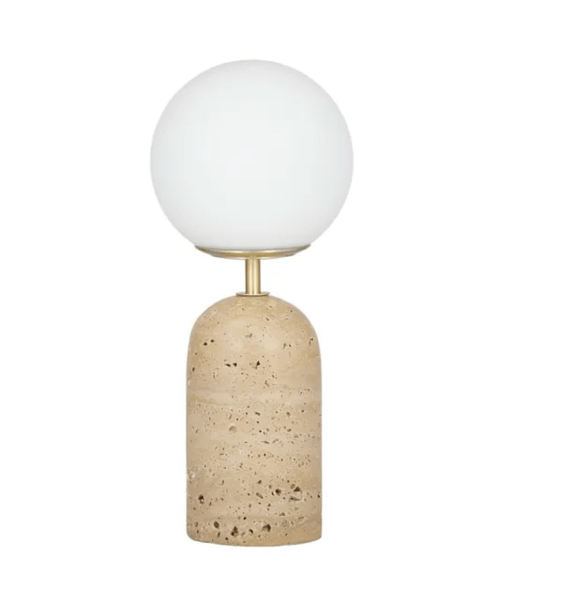 Haven & Space Berry LAMPS Firenze Travertine Lamp