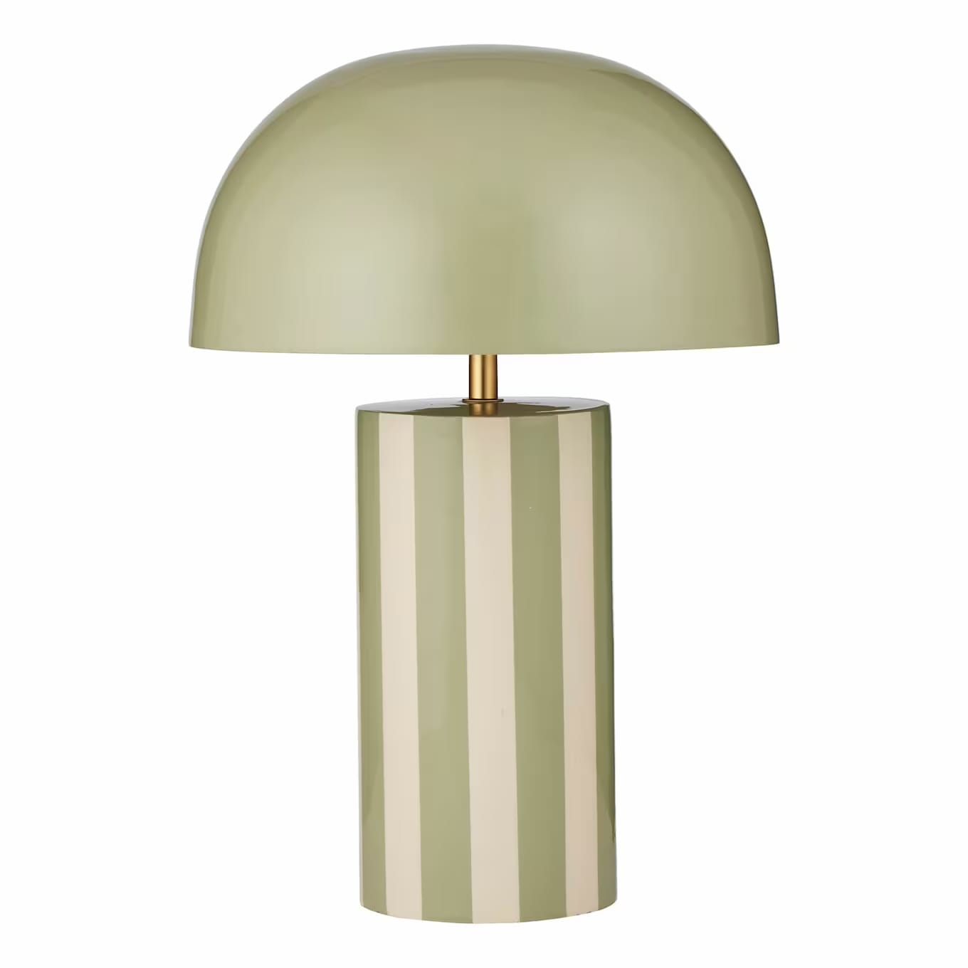 Haven & Space Berry LAMPS Sage/Ivory Raya Metal Lamp