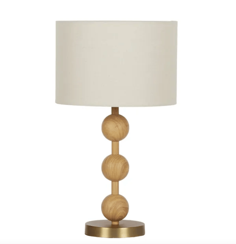 Haven & Space Berry LAMPS Taylor Wood Look Table Lamp