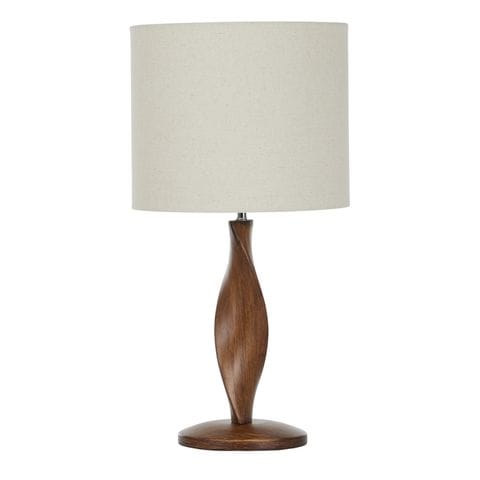 Haven & Space Berry LAMPS Walnut Priya Wood Table Lamp
