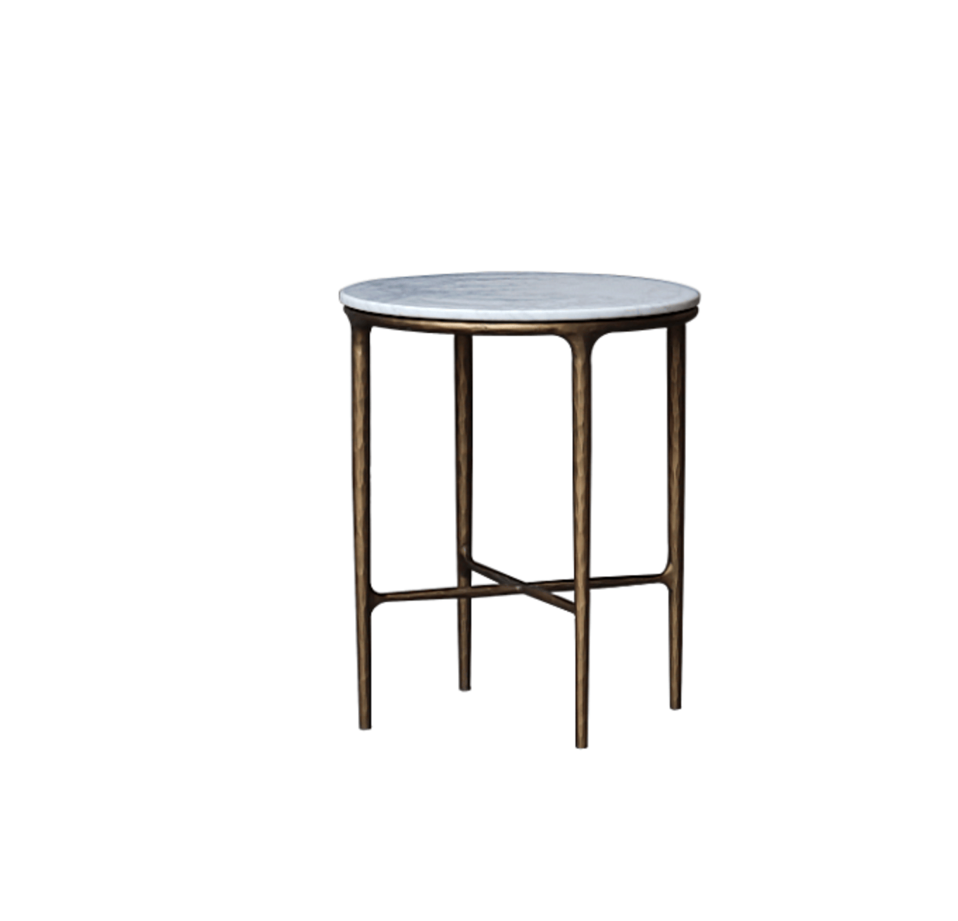Haven & Space Berry SIDE TABLE 45CM x 45CM x 55CM Veneta Marble Side Table