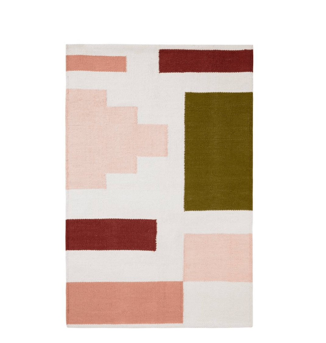Haven & Space Berry SOFT FURNISHINGS 60x90cm / Pink Rylie Rug
