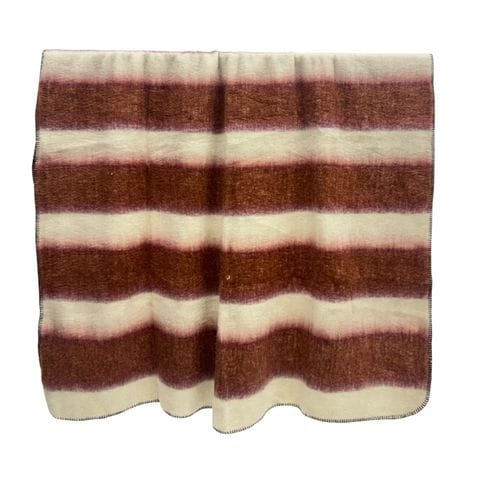 Haven & Space Berry THROW 125x150cm / Cocoa Edith Wool Blend Throw