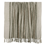 Haven & Space Berry THROW 125x150cm / Olive Montauk Cotton Thow