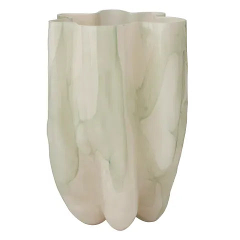 Haven & Space Berry VASES 25X37CM / Peach/Green Evelyn Glass Vase