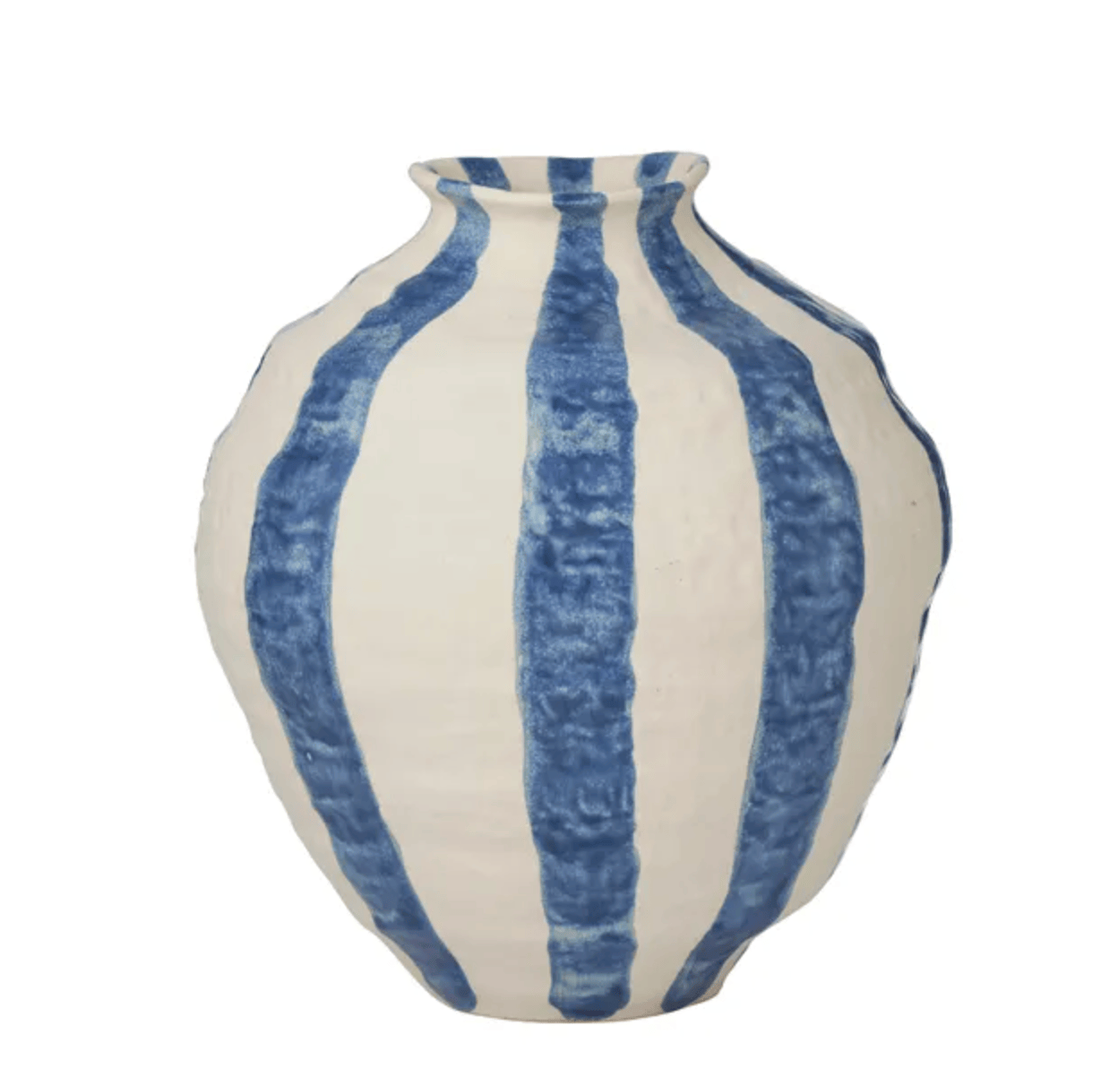 Haven & Space Berry VASES Denim Rayas Ceramic Vase