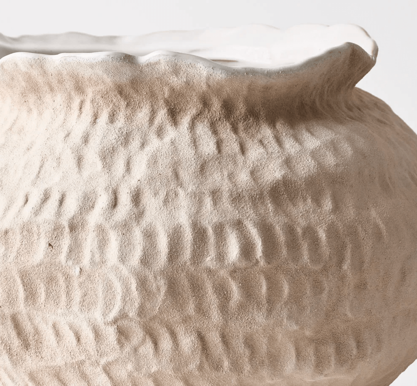 Haven & Space Berry VASES White Pot Lexi