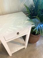 Haven & Space Berry White Inverness Side Table