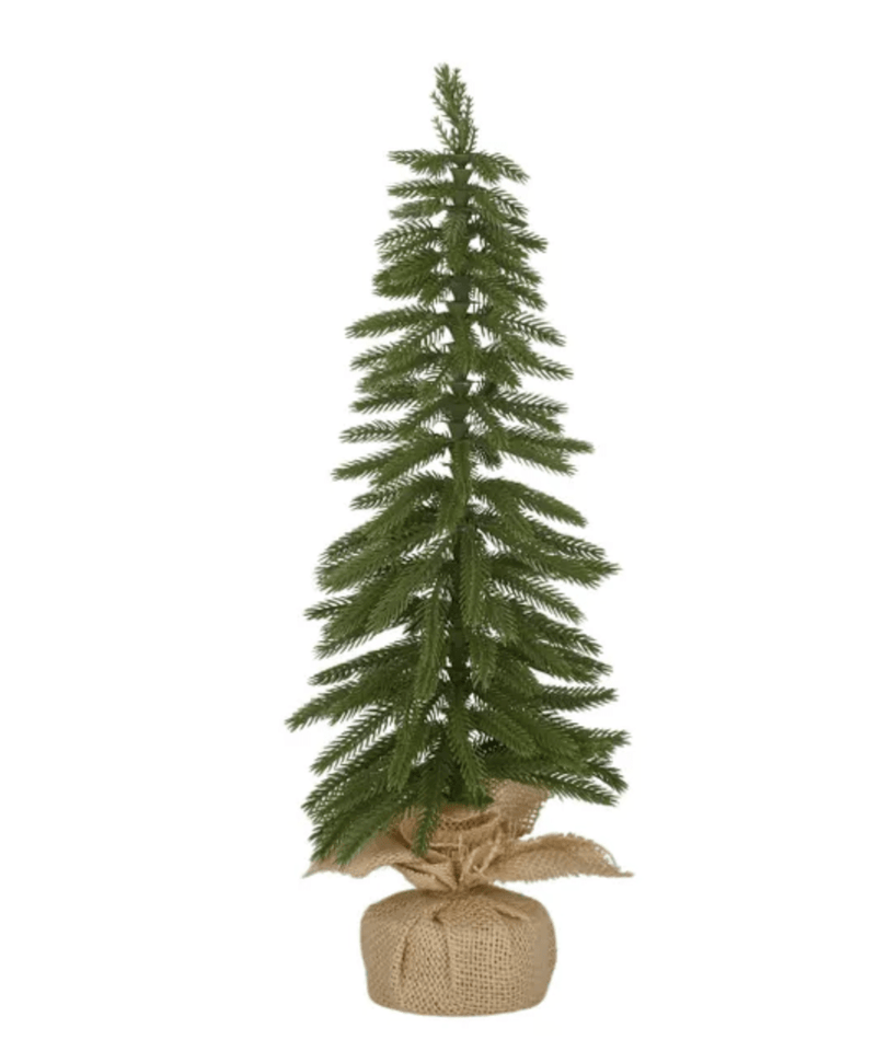 Haven & Space Berry XMAS 45cm Christmas Tree Fabric Barlap Base