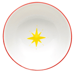 Haven & Space Berry XMAS night Before Christmas S/2 Dip Bowl