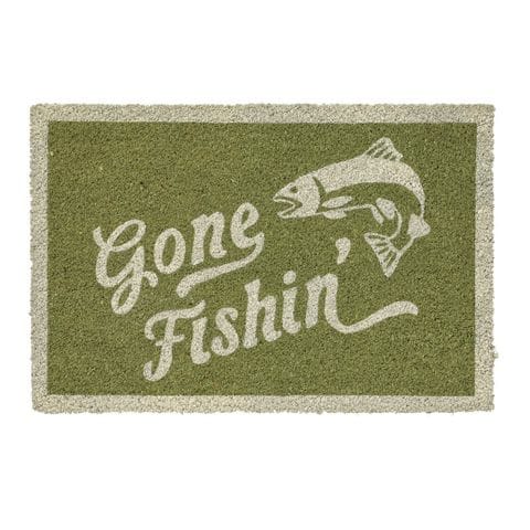 Haven & Space Berry OUTDOOR Sage / 40x60cm Gone Fishin' Mat