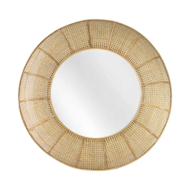 Haven and Space Berry Wall DŽcor Rattan Mirror 110cm