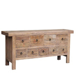Haven and space furniture Old Elm Rustic Table w/ Drawers