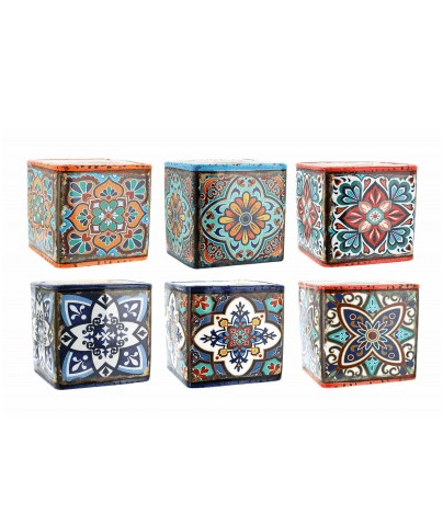 Haven and Space Gifts and Accessories Moroccan Square Planter Pot - Assorted Sizes