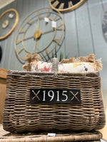 Haven & Space Berry '1915' Wood Basket