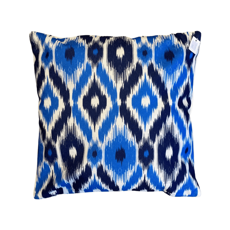 Haven & Space Berry Aubury Blue and Black Printed Cushion
