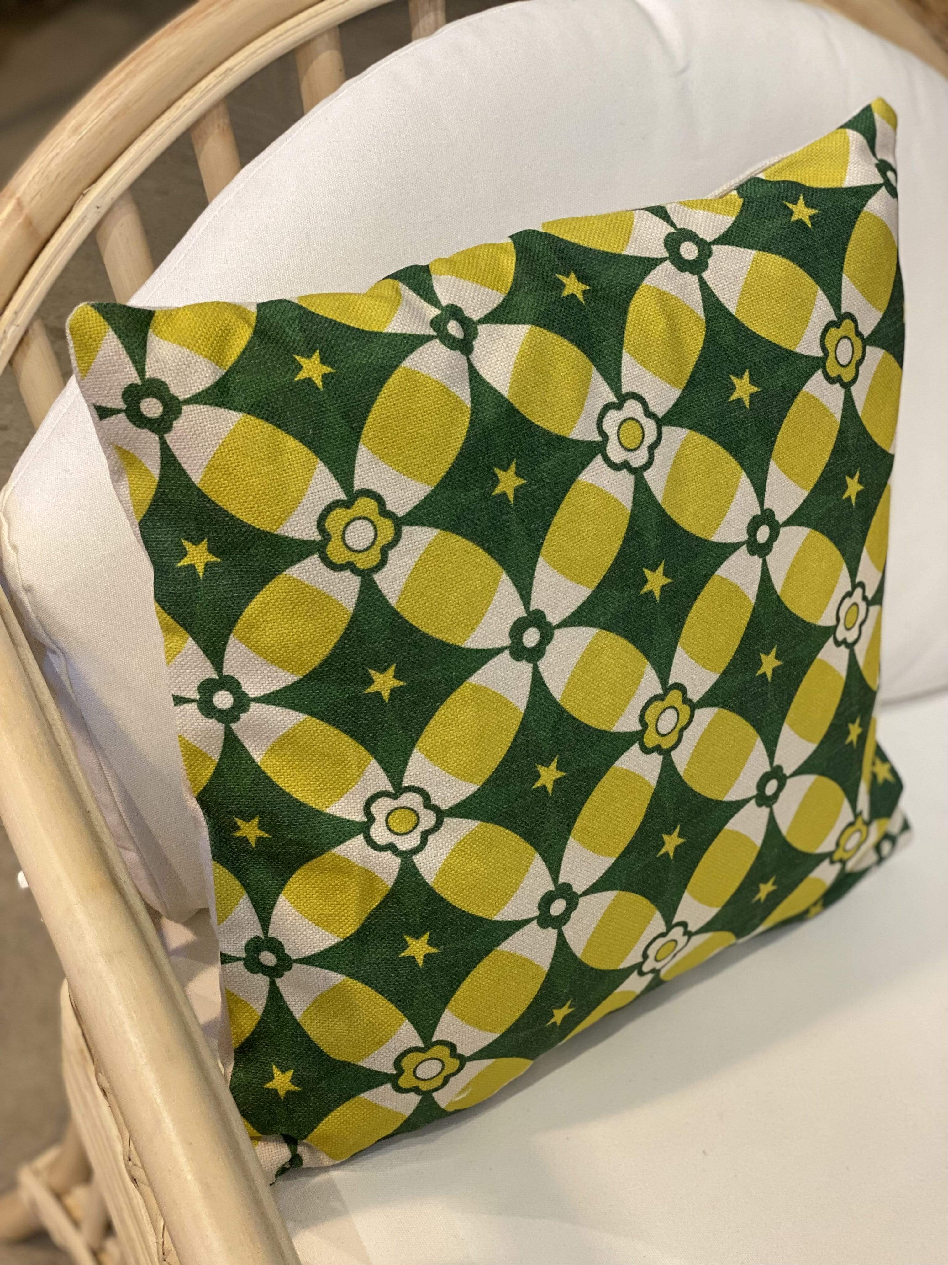 Haven & Space Berry Cushions Layla Green Cushion