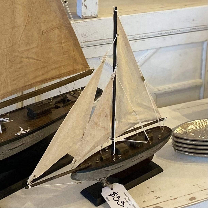 Haven & Space Berry Fairmount Wooden Sailboat