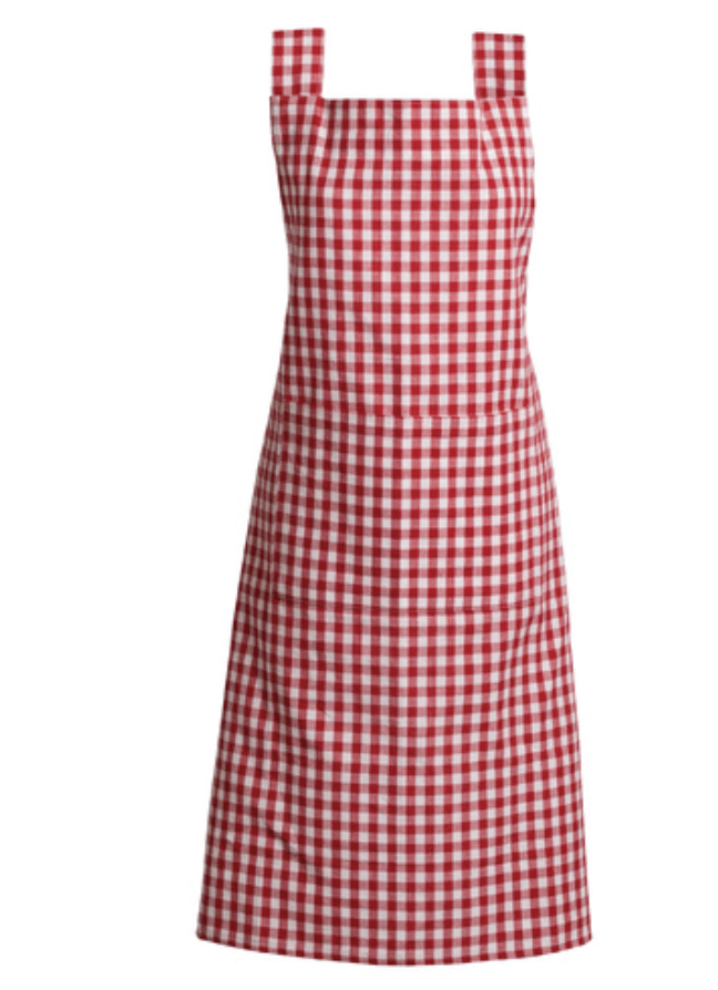 Gingham Checkered Apron - Assorted Colours