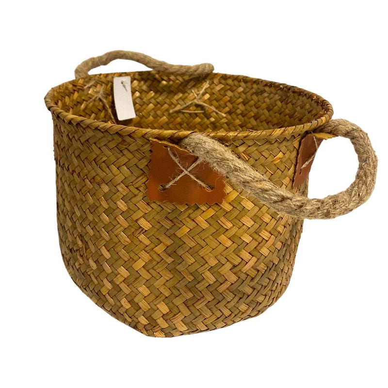 Haven & Space Berry Grass basket with Hemp Handle